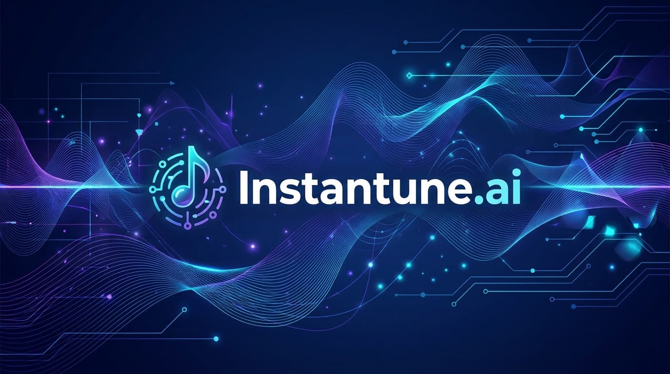 Instantune AI 음악 생성 배너